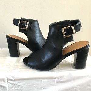 Black Sling Back Shoes